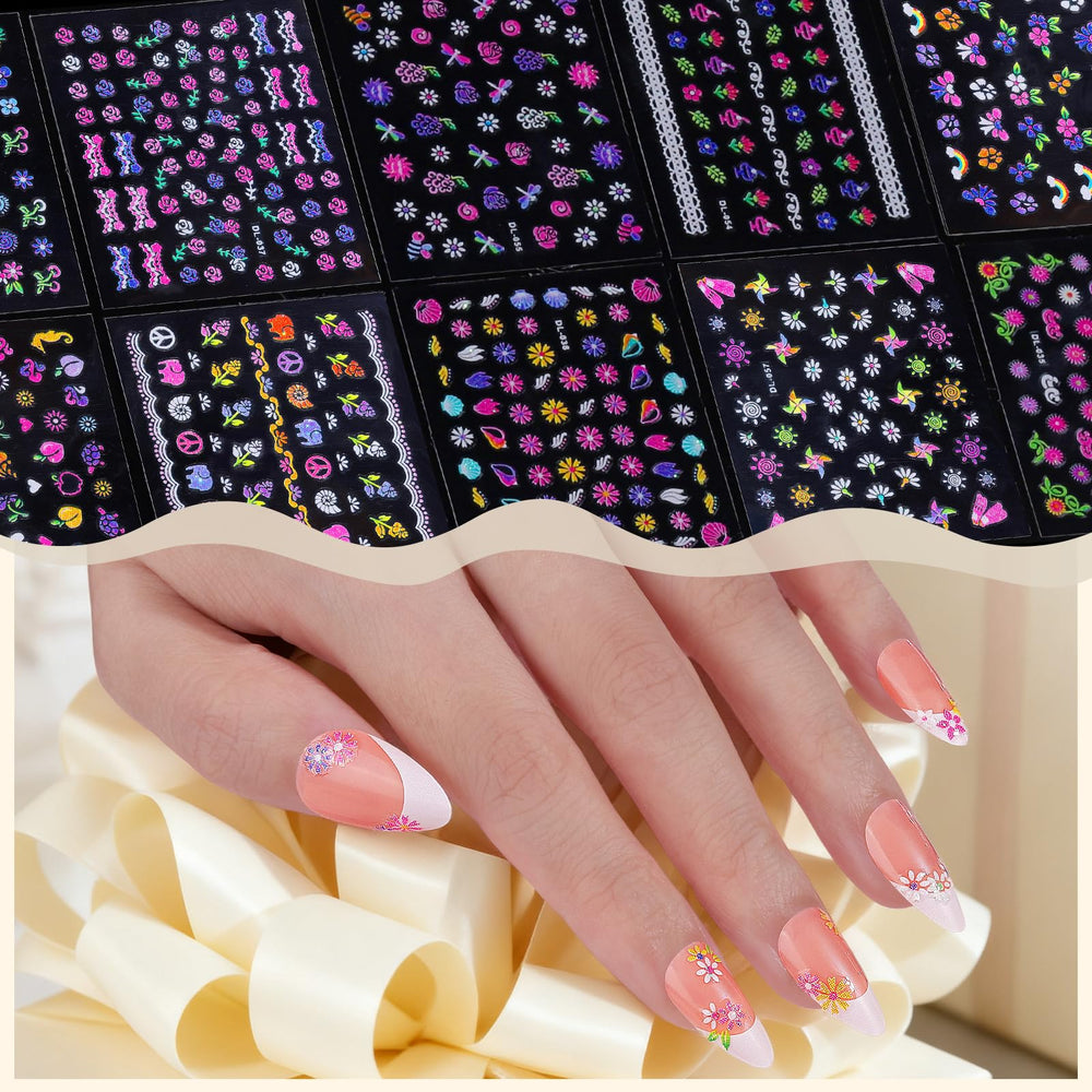 Brillo 3D de FANDAMEI que realza cada diseño en tus uñas.