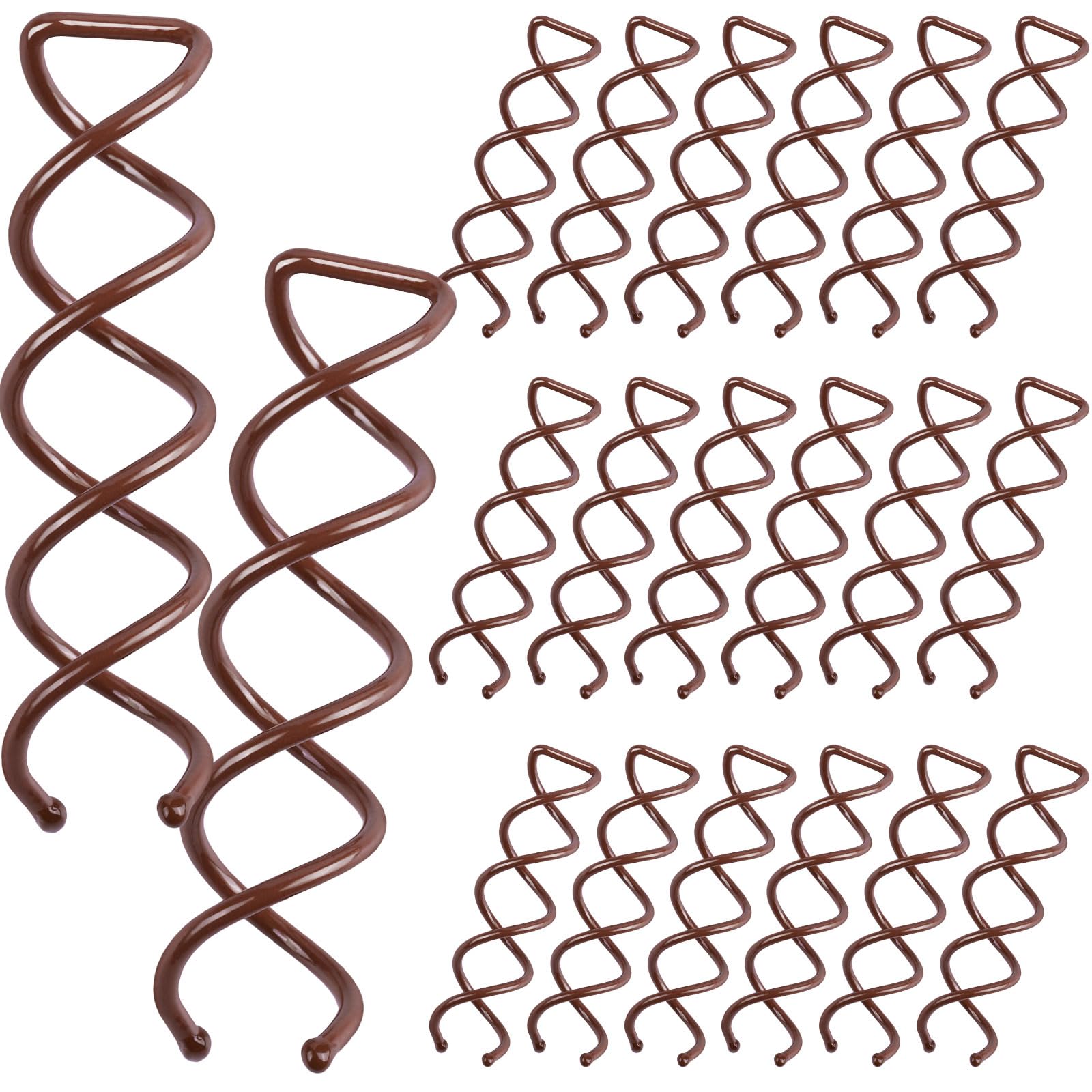 Pin espiral Fandamei, detalle de clip suave para evitar tirones.