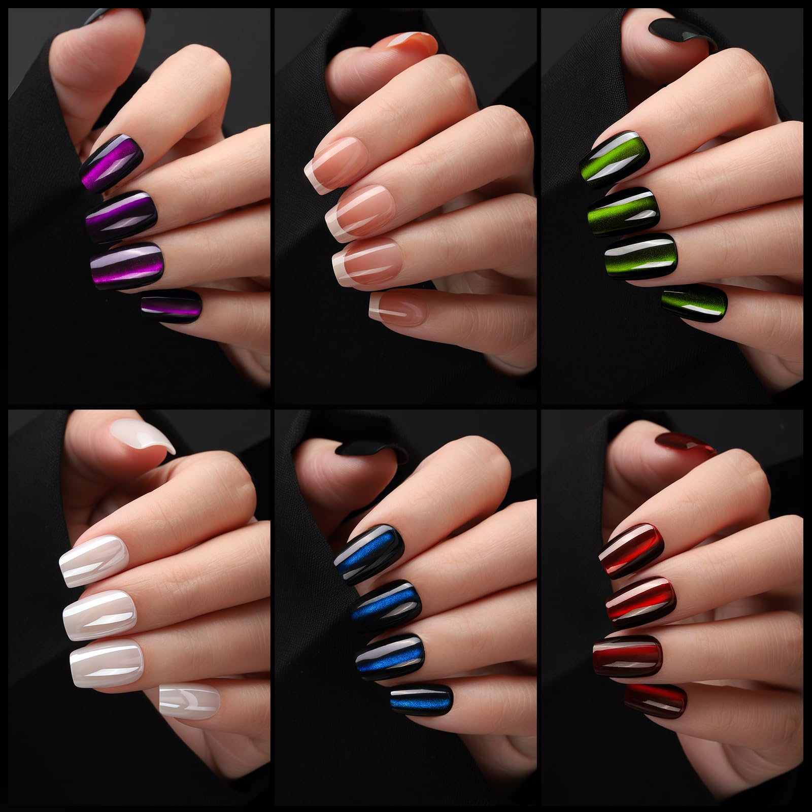 Fandamei press-on nails kit with 180 pieces for easy application.