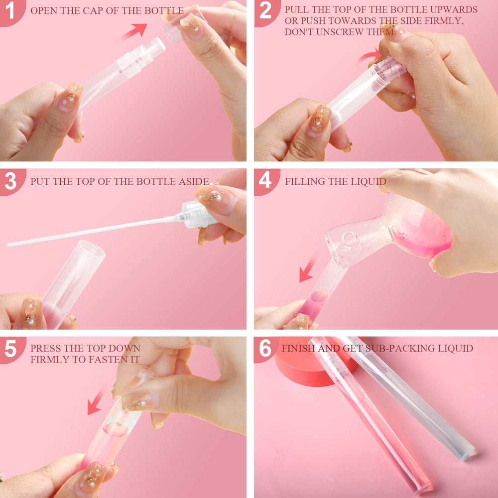 Fandamei refillable 10ml bottle reduces waste.