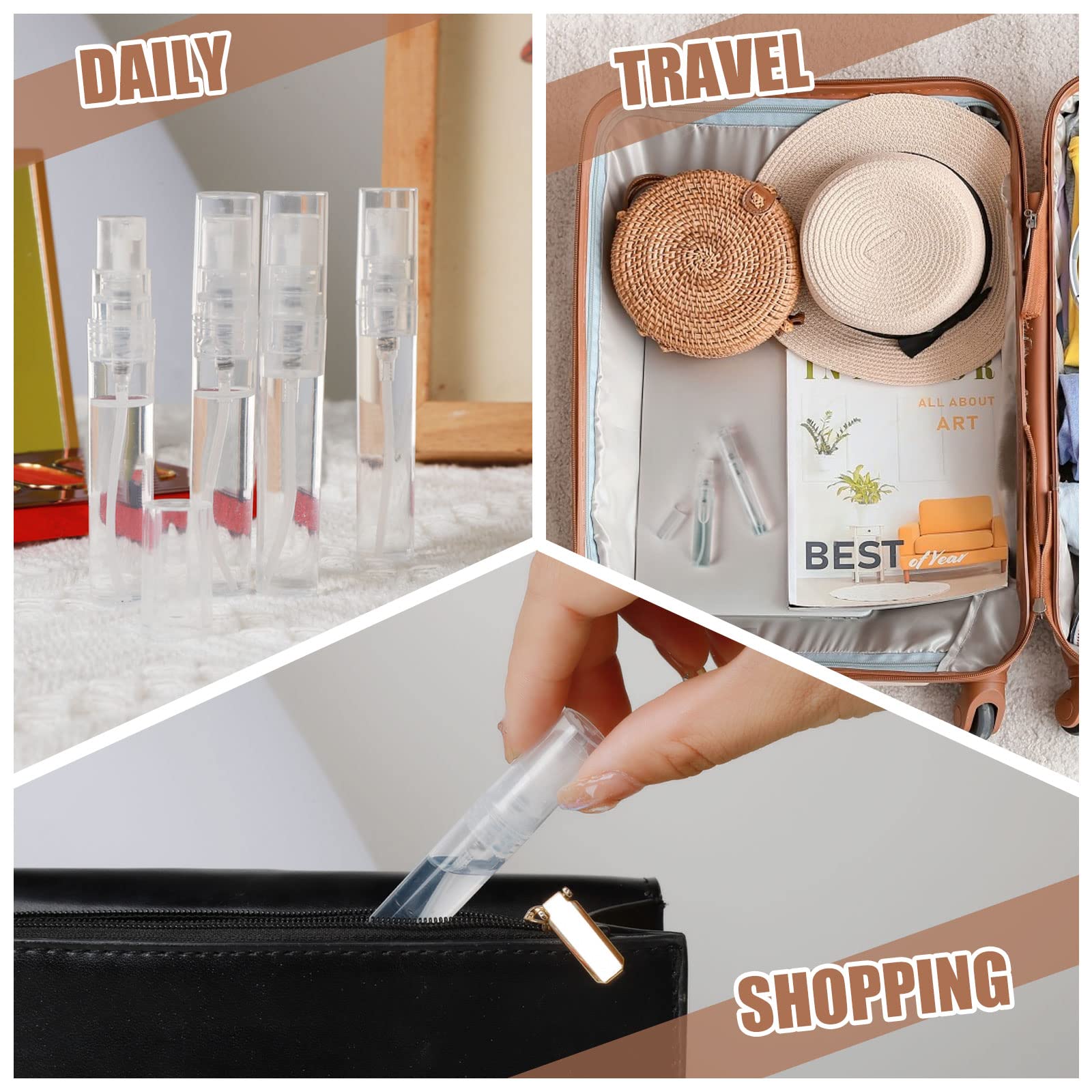 Fandamei refillable perfume atomizer 5ml ideal for DIY scents.