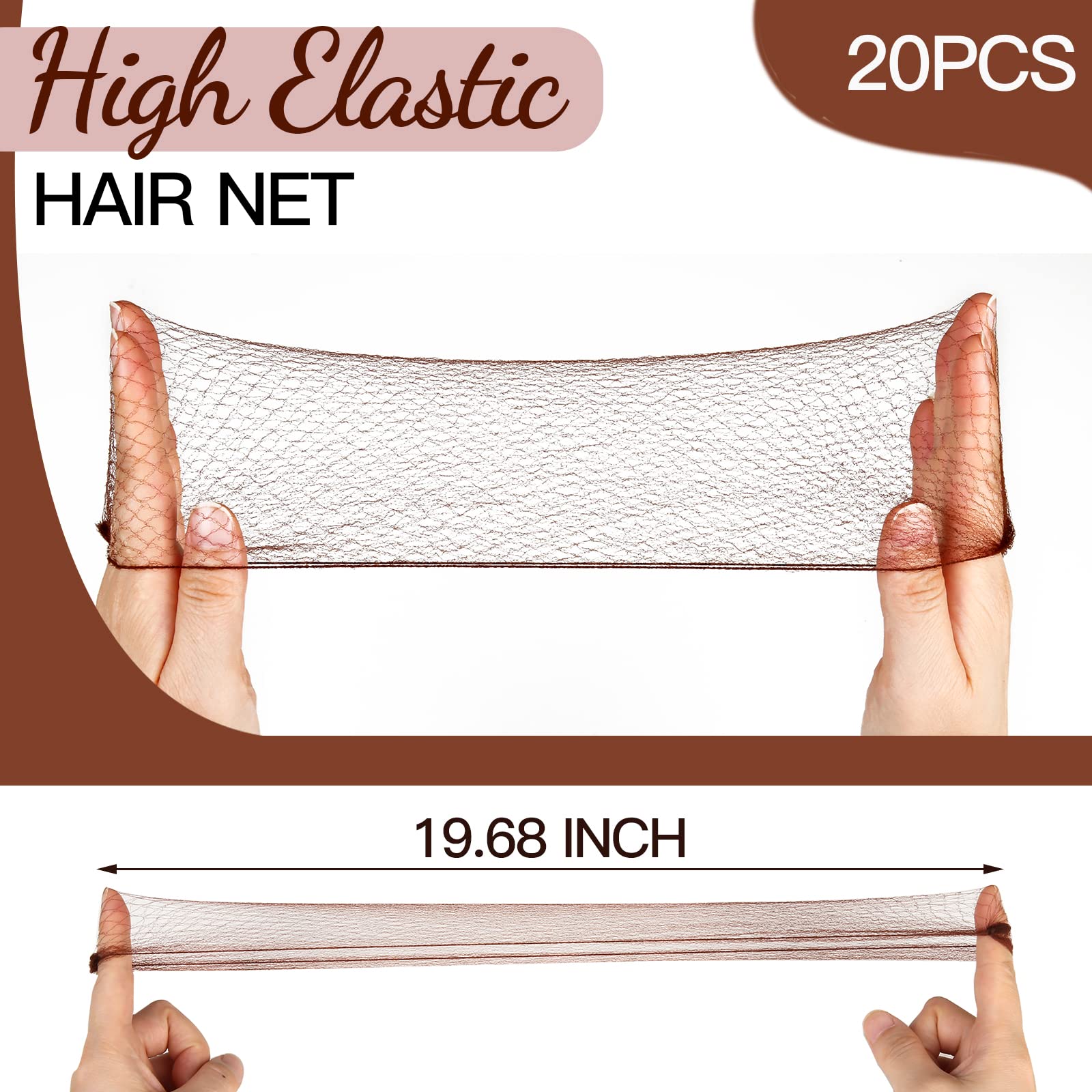 Fandamei brown U-shaped hair pins 2.4 inch keep bun in place safely
