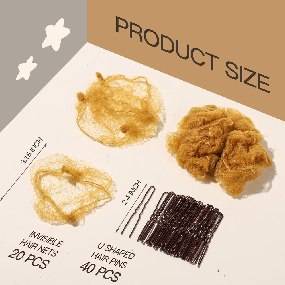 Fandamei U shaped pins 40pc secure buns during class