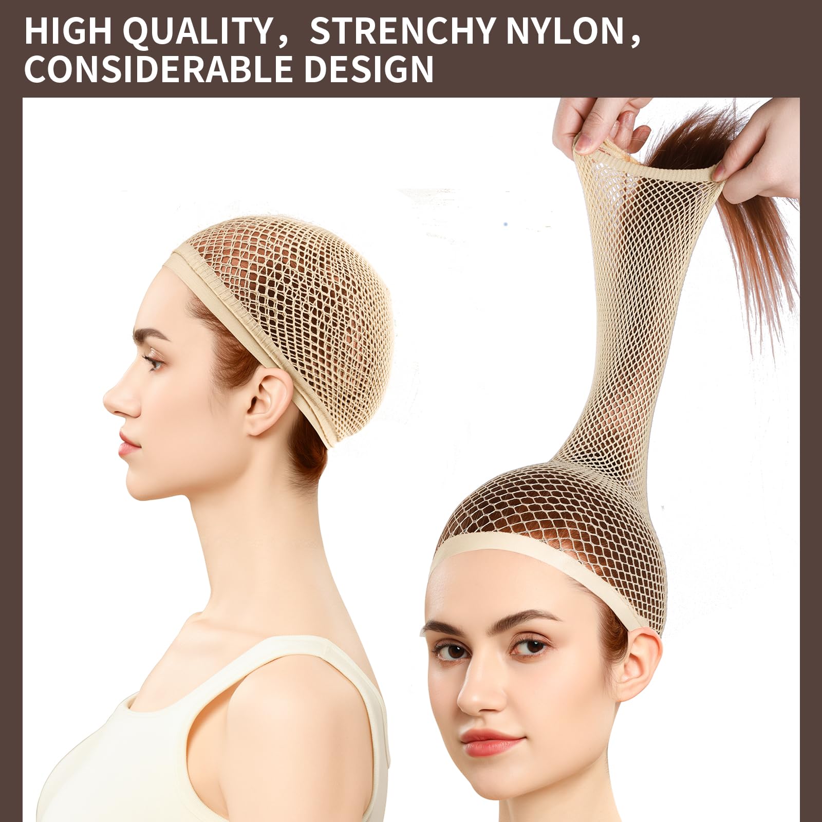 Fandamei wig cap suitable for daily wear and festive events