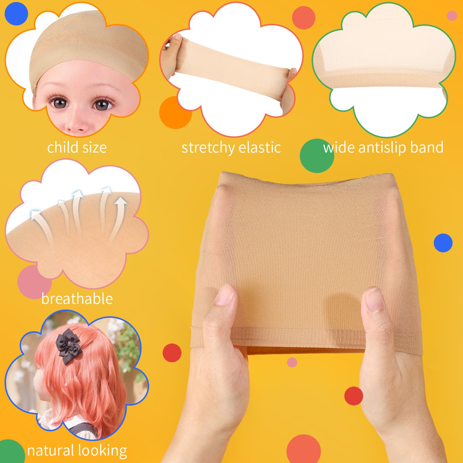 Fandamei 4-cap package keeps wig setup organized