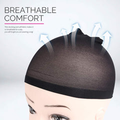 Fandamei ultra-thin cap delivers a natural, discreet look under wigs.