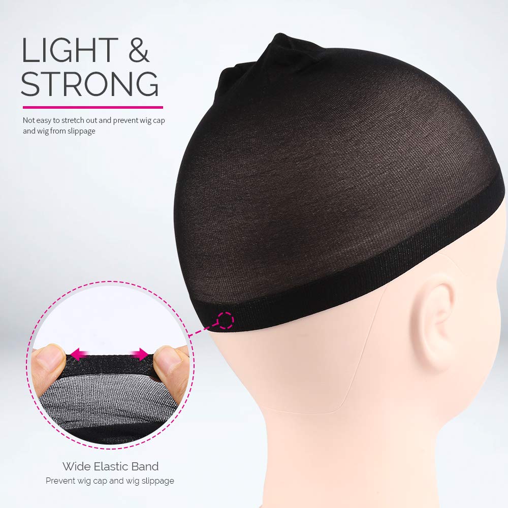 Fandamei wig cap is lightweight and fits most head sizes.