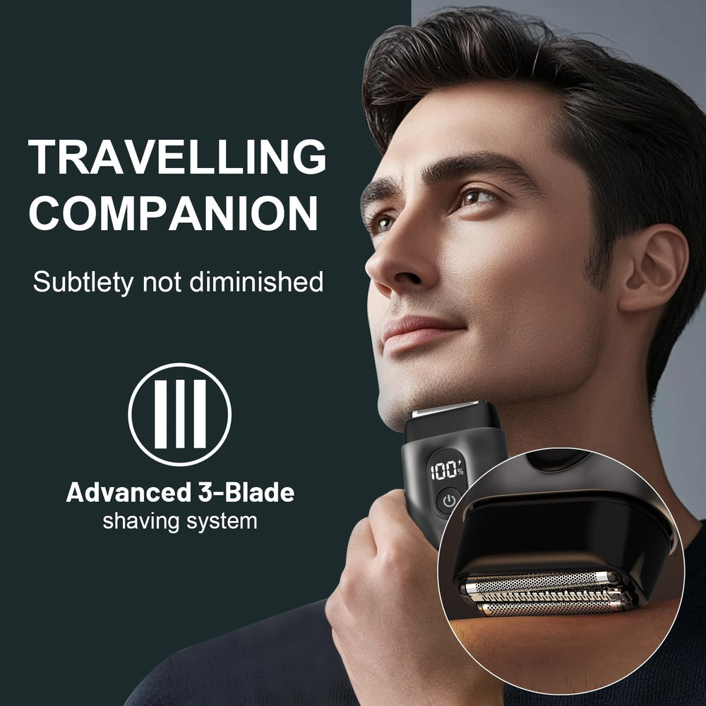 Fangaci shaver IPX7 waterproof body for wet and dry shaving