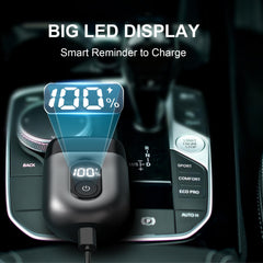 Fangaci shaver with LED display clearly shows power and status