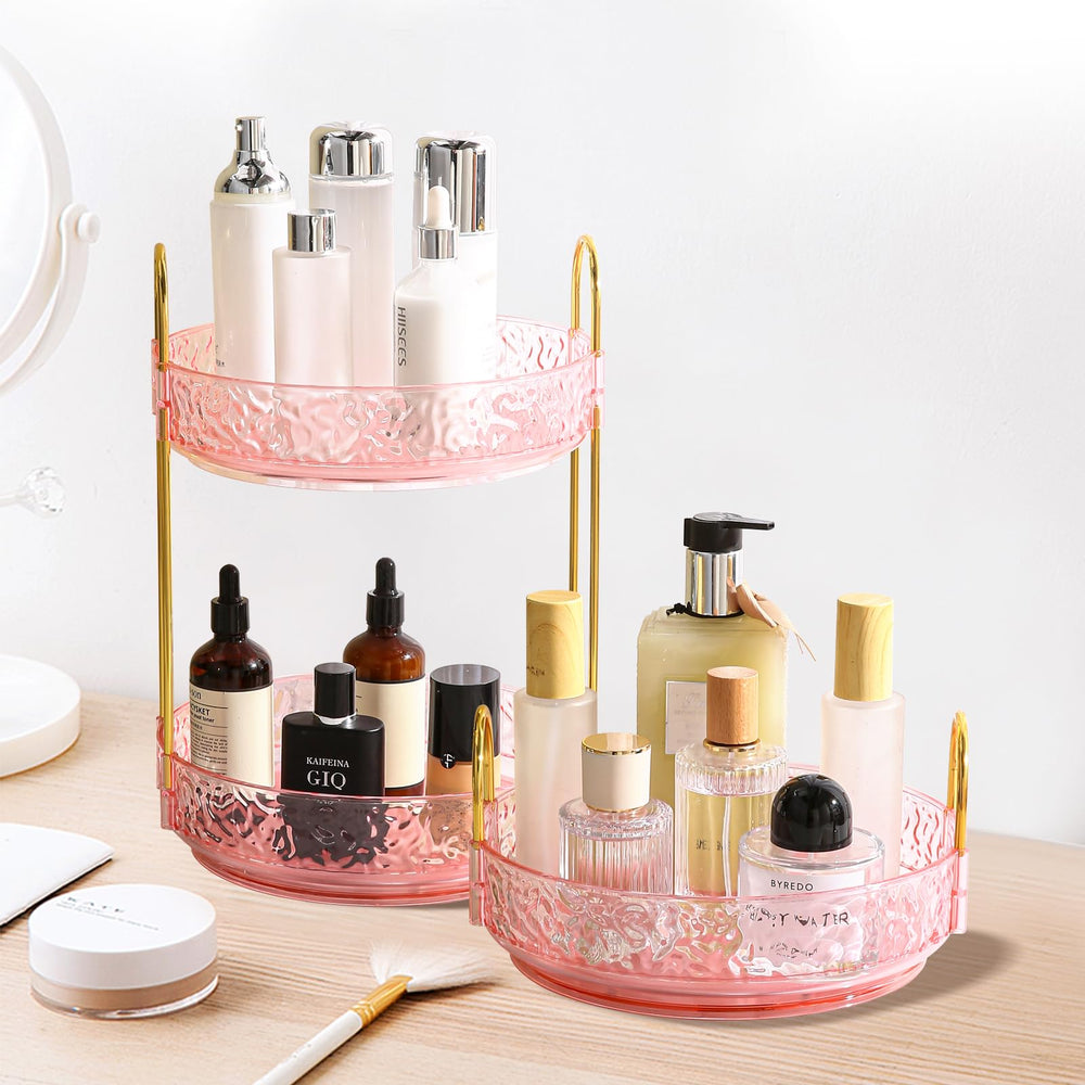 Fangoo gold metal bracket adds a stylish touch while supporting storage.