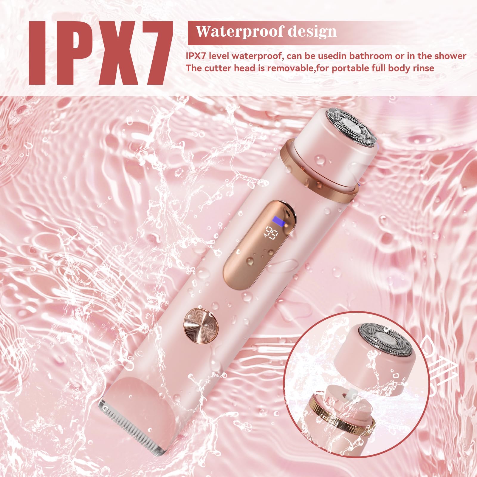 FANKRUAI USB charging with digital display keeps you informed