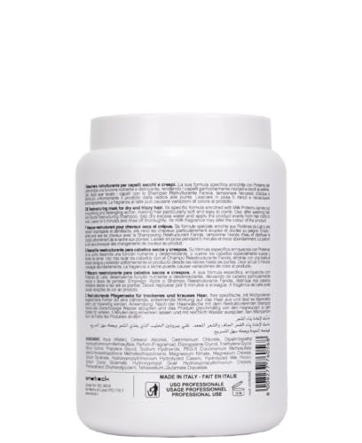 Fanola Deep Conditioning Hair Mask texture close-up shows rich formula for detangling and frizz control.