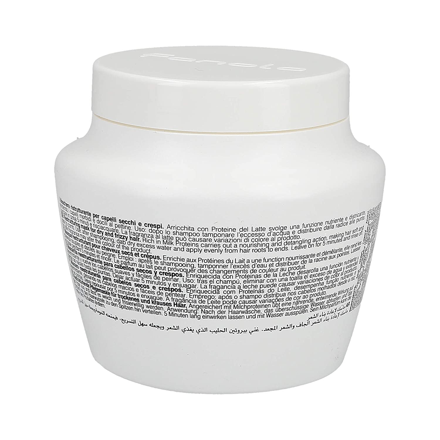 Fanola mascarilla hidratante con proteínas de leche para suavizar el cabello