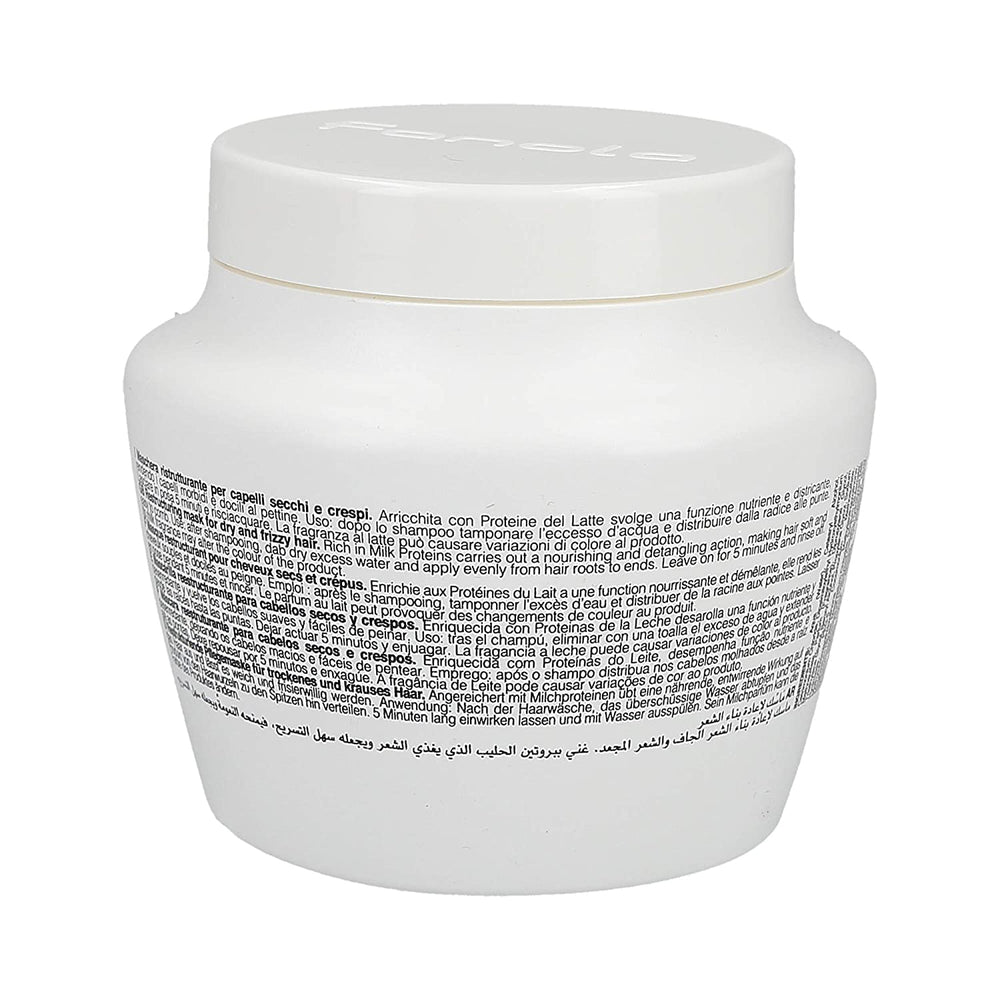 Fanola mascarilla hidratante con proteínas de leche para suavizar el cabello