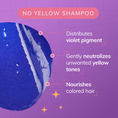 Fanola No Yellow champú para cabello rubio realza brillo y suavidad