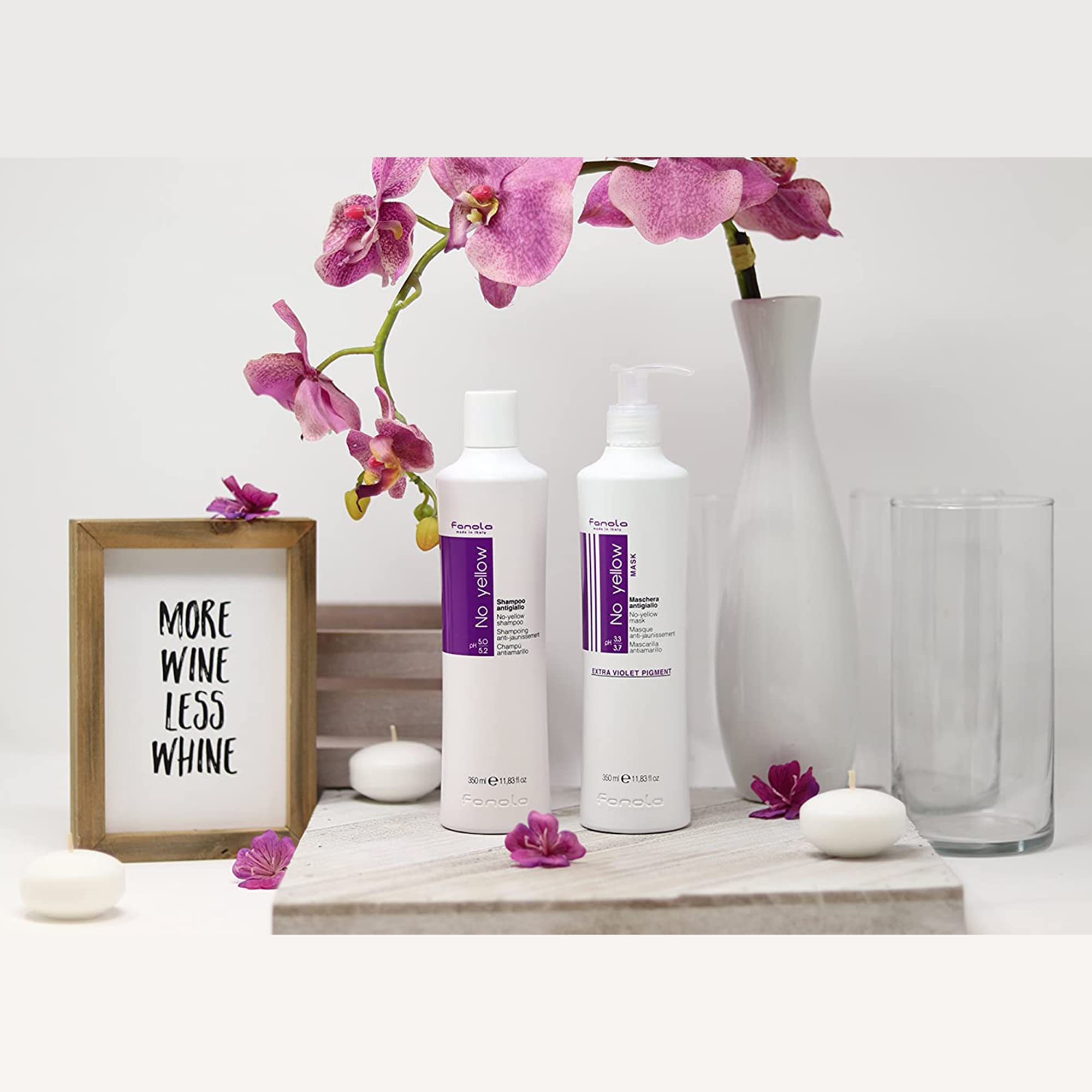 Ideal para uso en casa y combinar con el champú No Yellow.