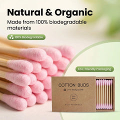 FANPOI double-tip pink swabs with versatile precision for delicate tasks.