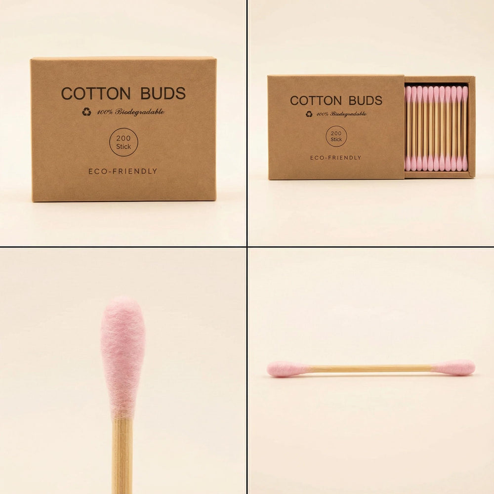 FANPOI pink swabs suitable for pet care and grooming touch-ups.