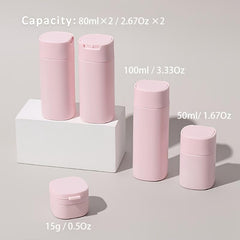 FANPOI 100ml travel bottle ideal for larger creams and lotions during trips.