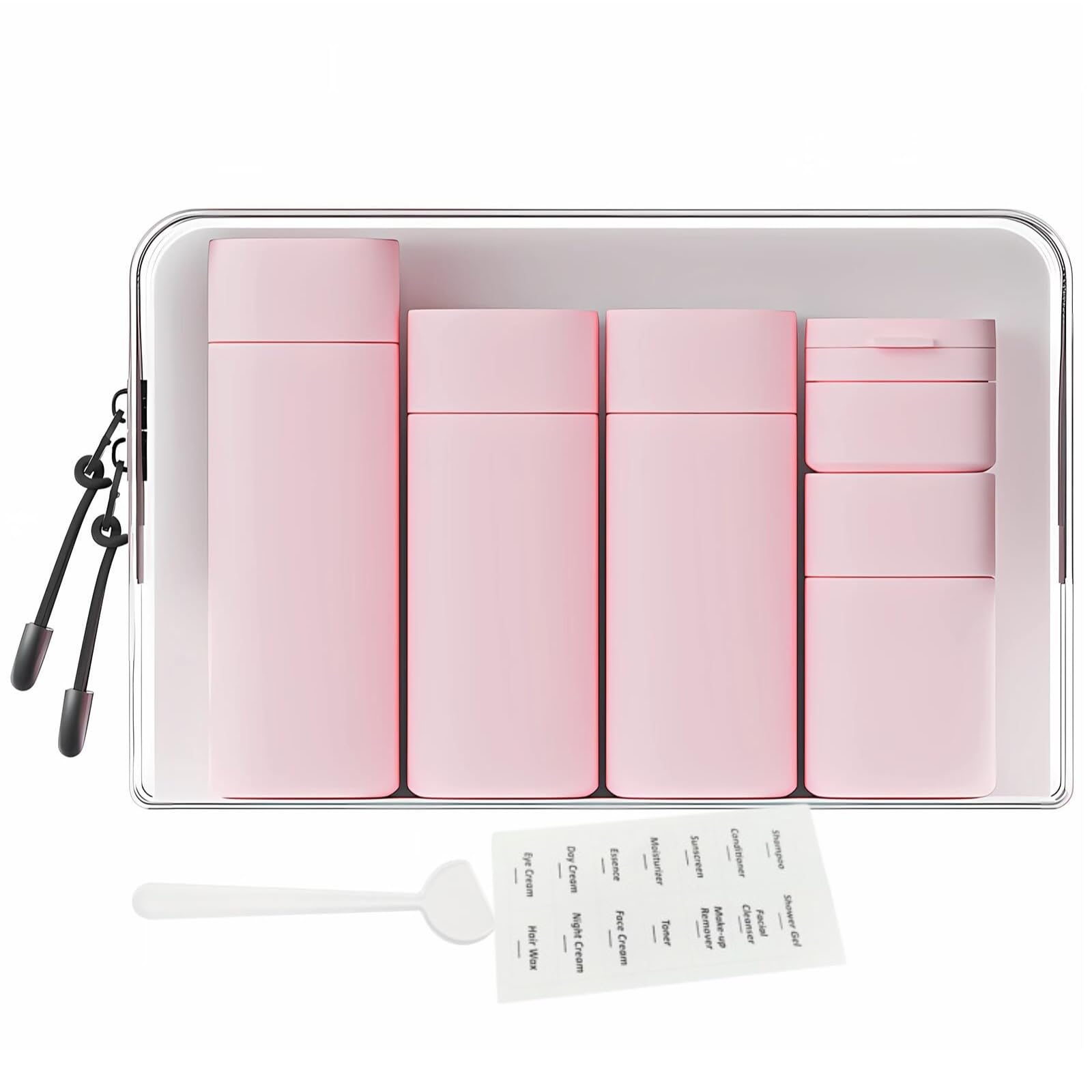 FANPOI travel bottle 80ml 2-pack for easy on-the-go liquid storage.