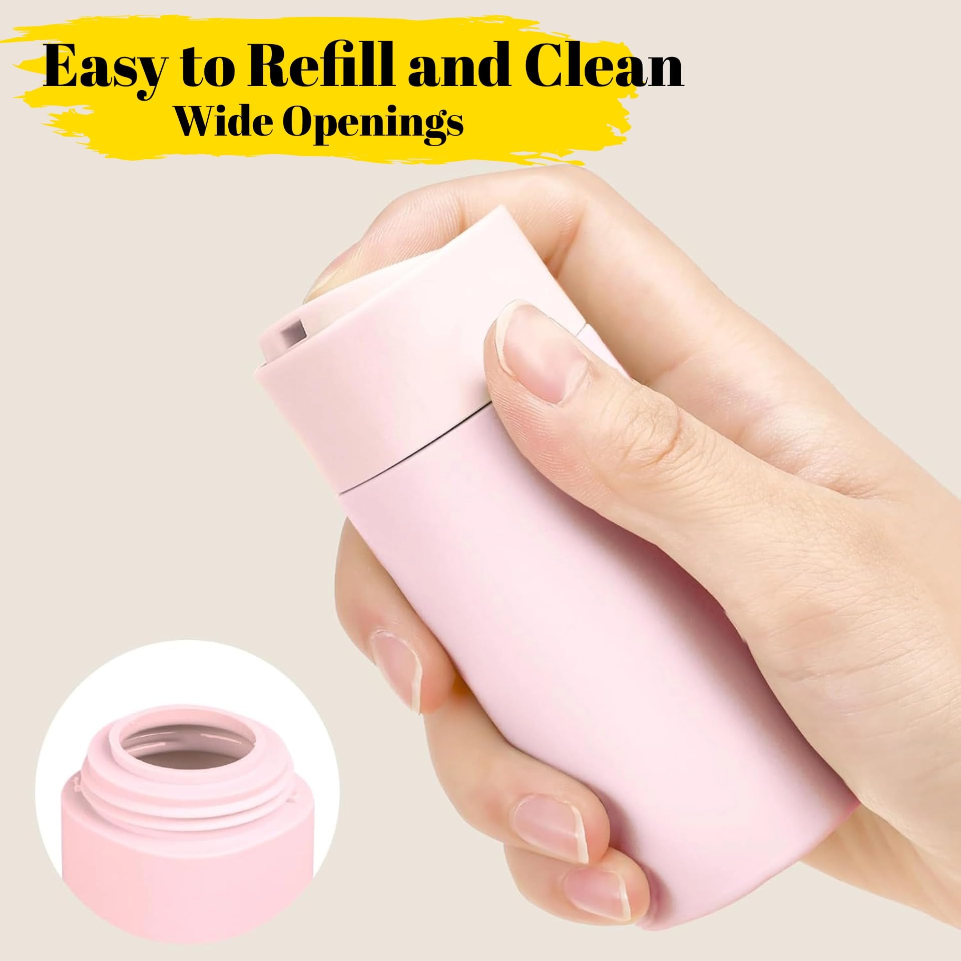 Sleek FANPOI travel bottles design suits modern kits.