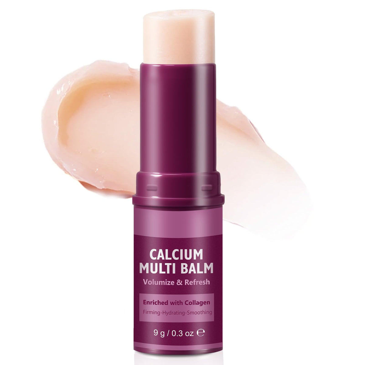 Fanshi calcium multi balm stick close-up with twist-up design for easy on-the-go hydration.