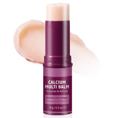 Fanshi calcium multi balm stick close-up with twist-up design for easy on-the-go hydration.