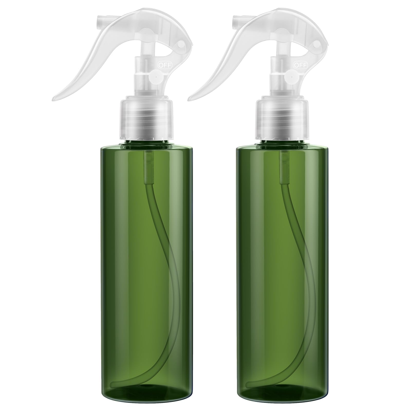 FANSTINOW 2-pack green spray bottle, compact and travel-ready for hair care