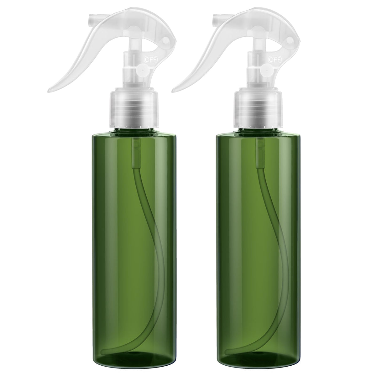 FANSTINOW 2-pack green spray bottle, compact and travel-ready for hair care