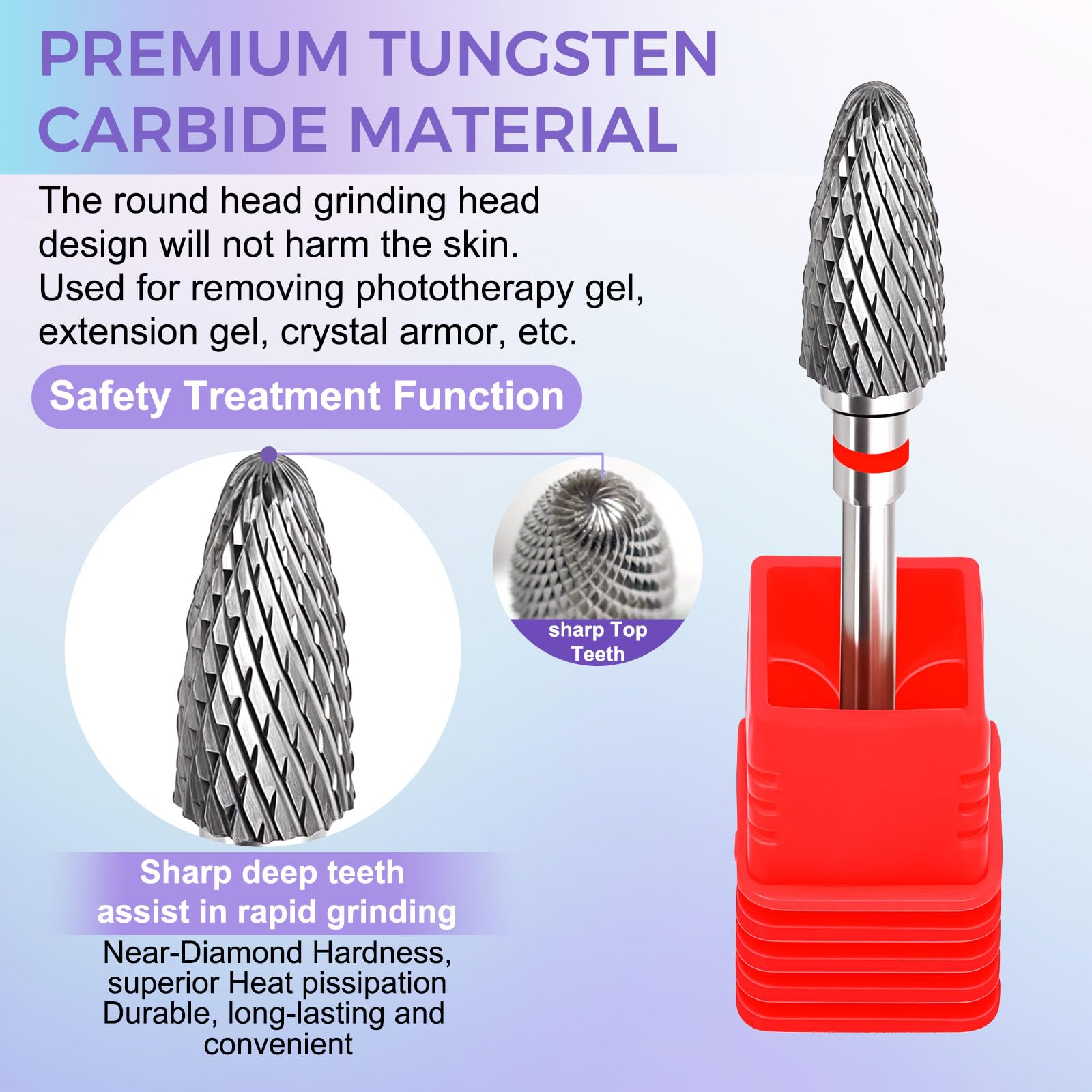 FANTEXY cone bit ideal for shaping and smoothing nails in pedicure