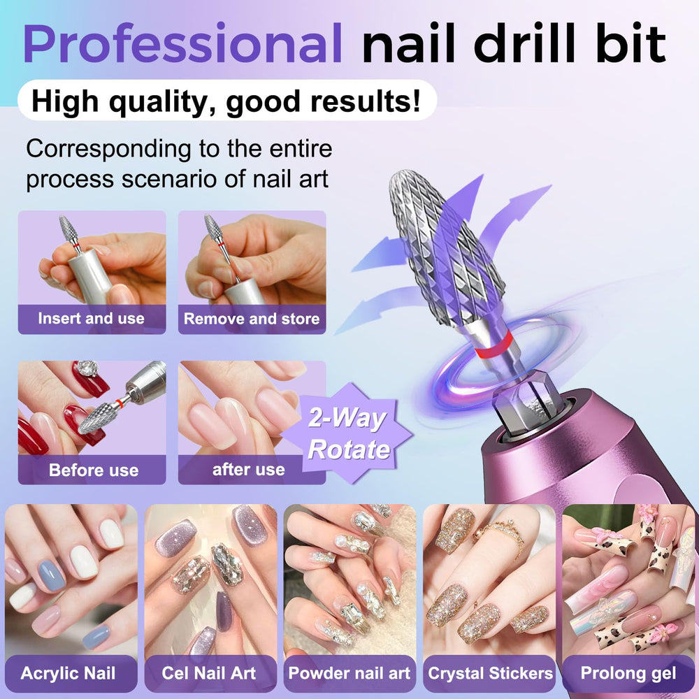 FANTEXY nail drill bit in compact box for easy transport and storage