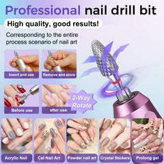 FANTEXY nail drill bit in compact box for easy transport and storage