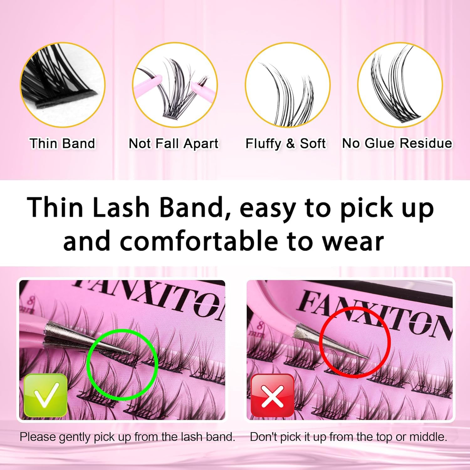 FANXITON beginner-friendly kit supports at-home lash artistry.