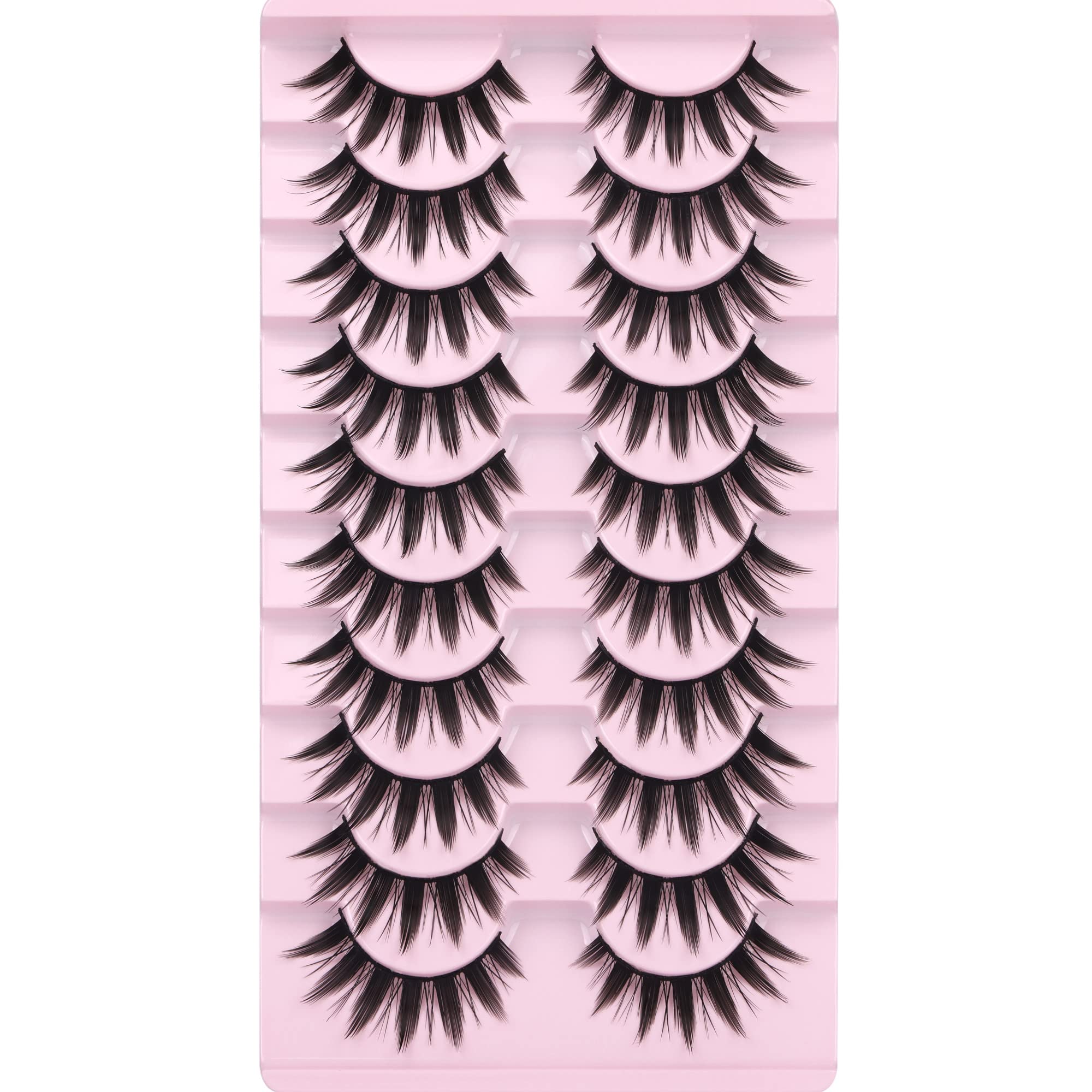 FANXITON black cotton band lashes offer skin-friendly comfort.