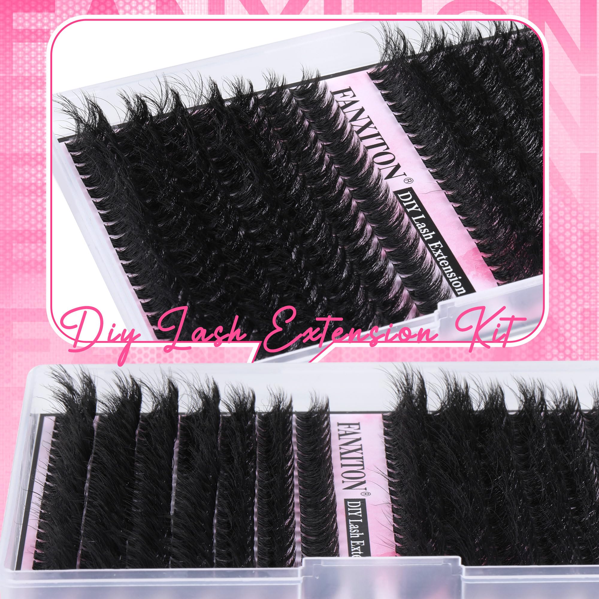 FANXITON cat-eye style lashes create dramatic eye definition