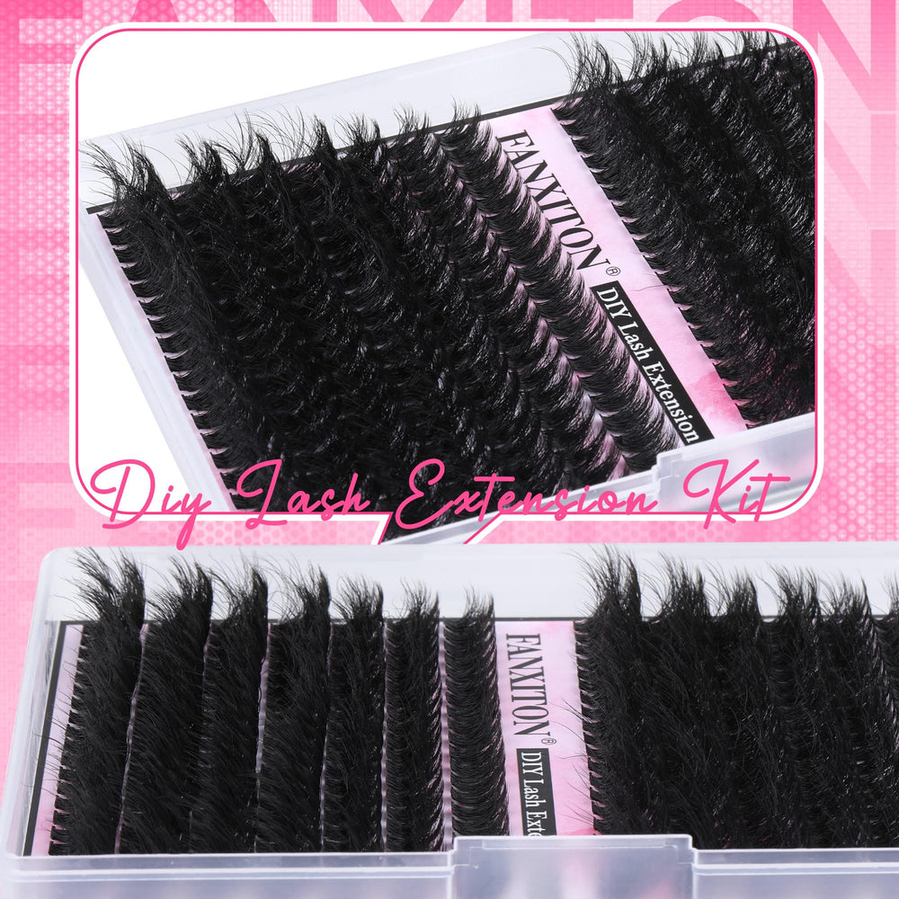 FANXITON cat-eye style lashes create dramatic eye definition