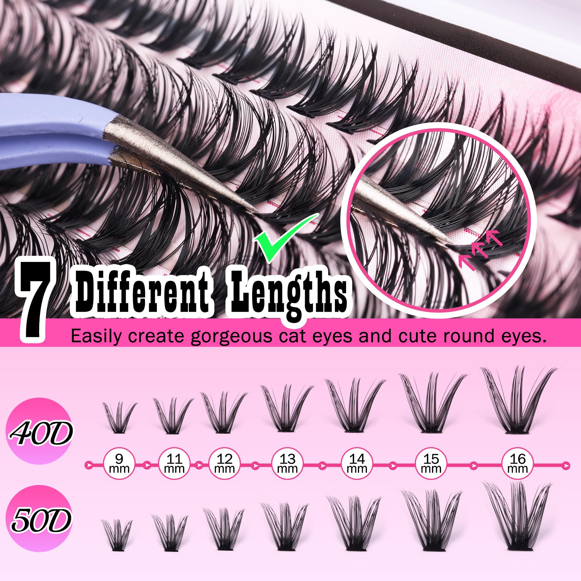 FanXiton DIY clusters are beginner-friendly for easy, customizable lash styling.