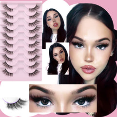 FANXITON Half Lashes 3D illusion adds depth without heaviness