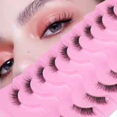 FANXITON clear band lash enhances a seamless, natural finish.