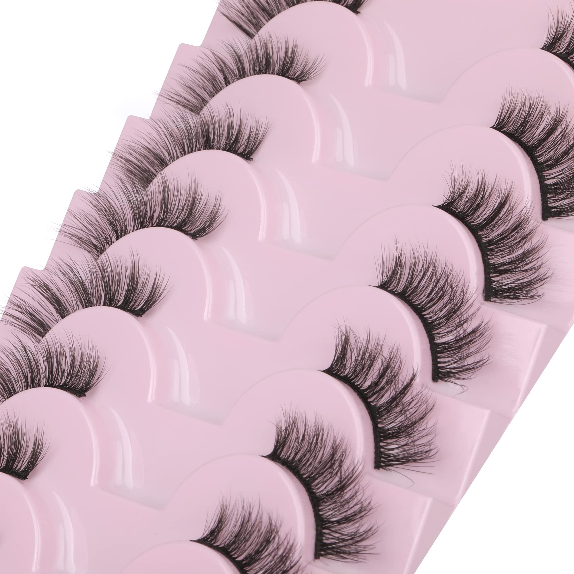 FANXITON Half Lashes lightweight design reduces eye strain