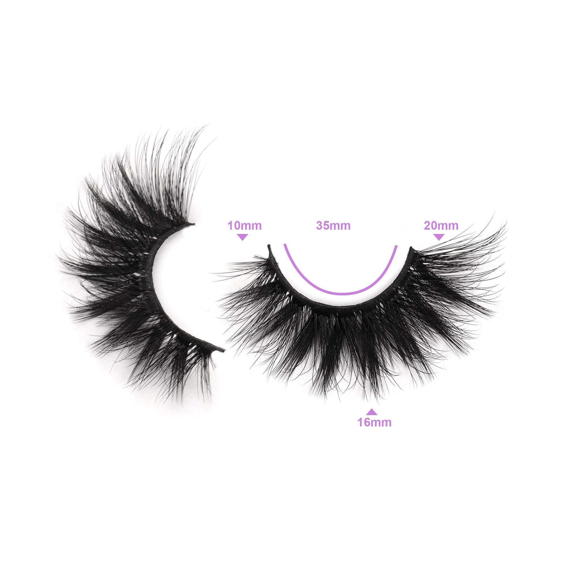 FANXITON lashes feature a cotton band for comfortable wear.