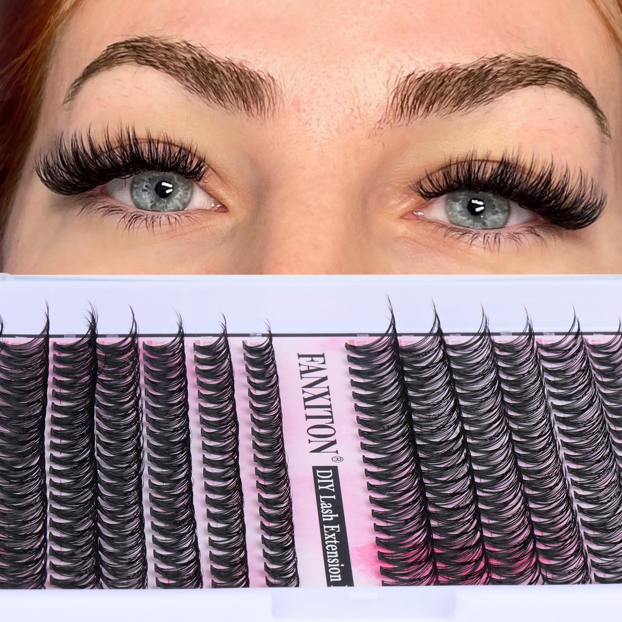 Fanxiton lash bond and seal for stronger hold and dust protection.