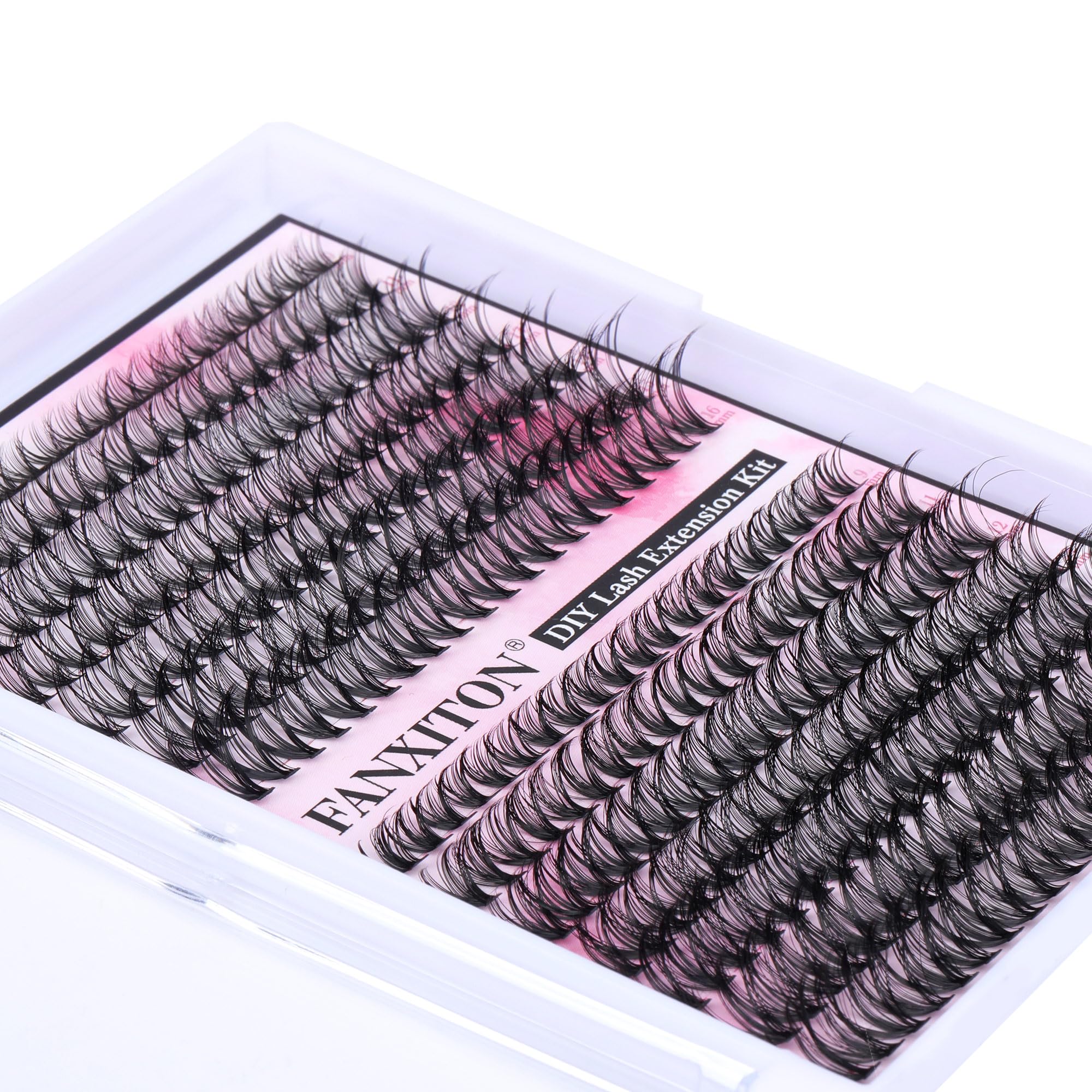 Fanxiton lash brush helps separate and tidy lashes.