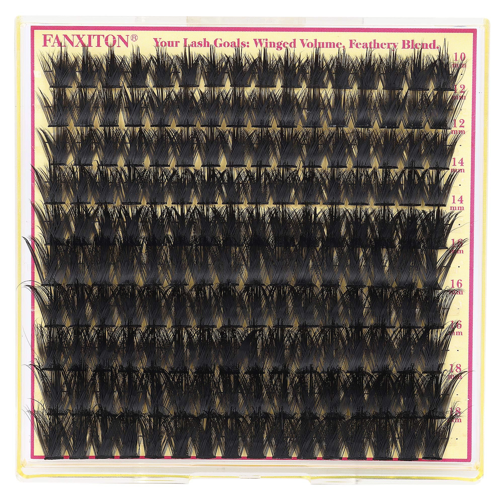 FANXITON feather-light 200D lashes add fluffy dimension without heaviness
