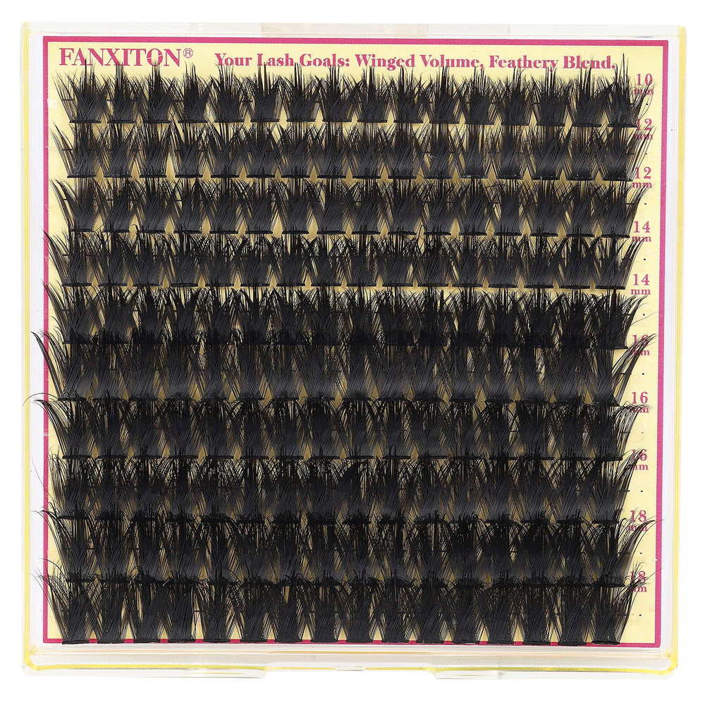 FANXITON feather-light 200D lashes add fluffy dimension without heaviness