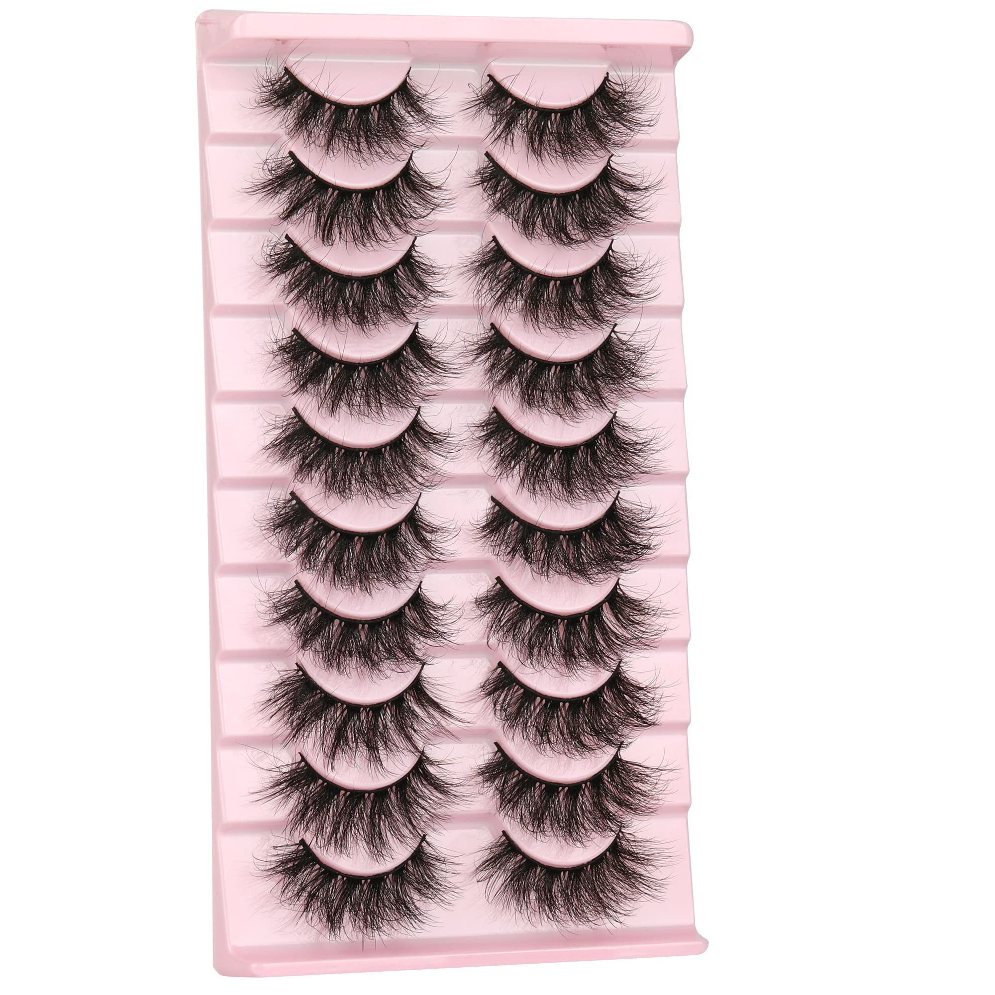 FANXITON lightweight synthetic-fiber lashes for comfortable daily use.