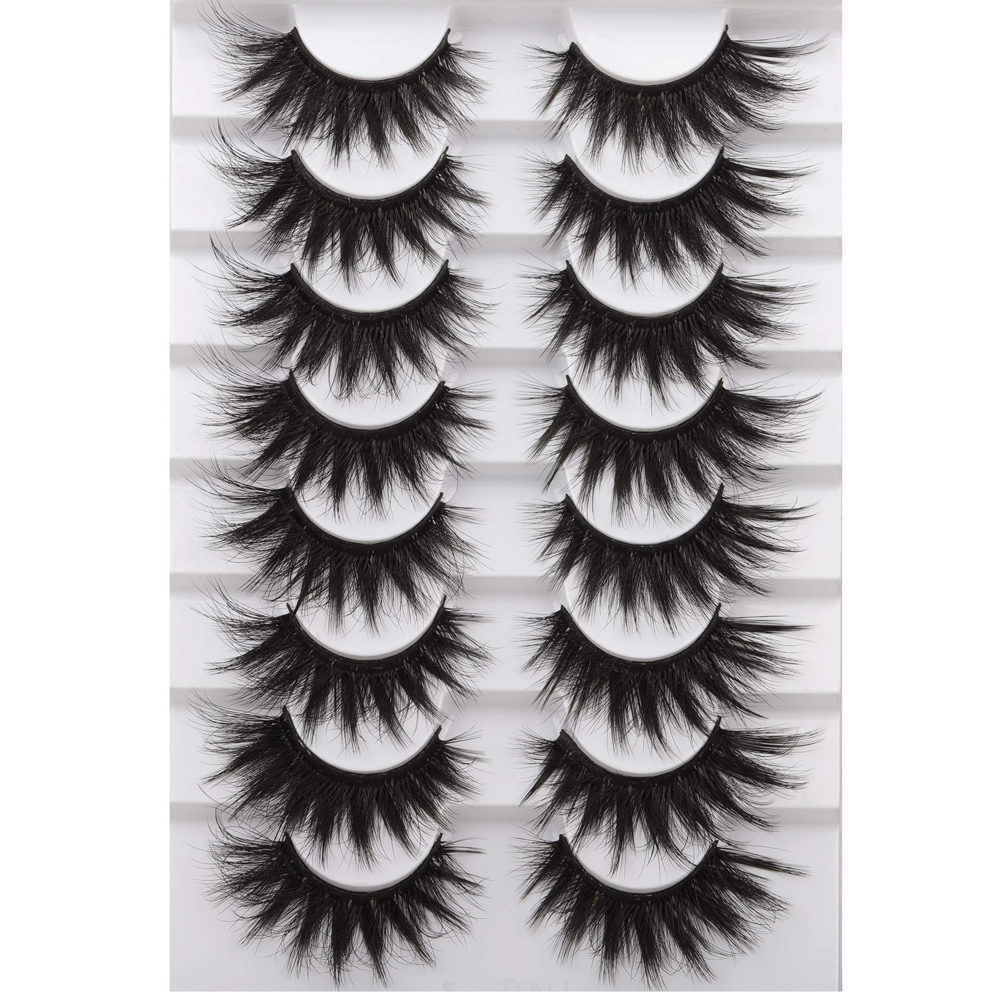 FANXITON mink lashes 20mm cat-eye for dramatic eyes and easy application.