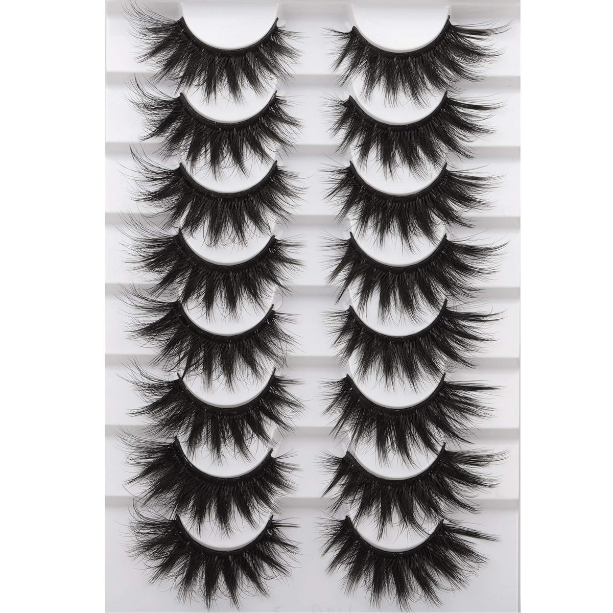 FANXITON mink lashes 20mm cat-eye for dramatic eyes and easy application.