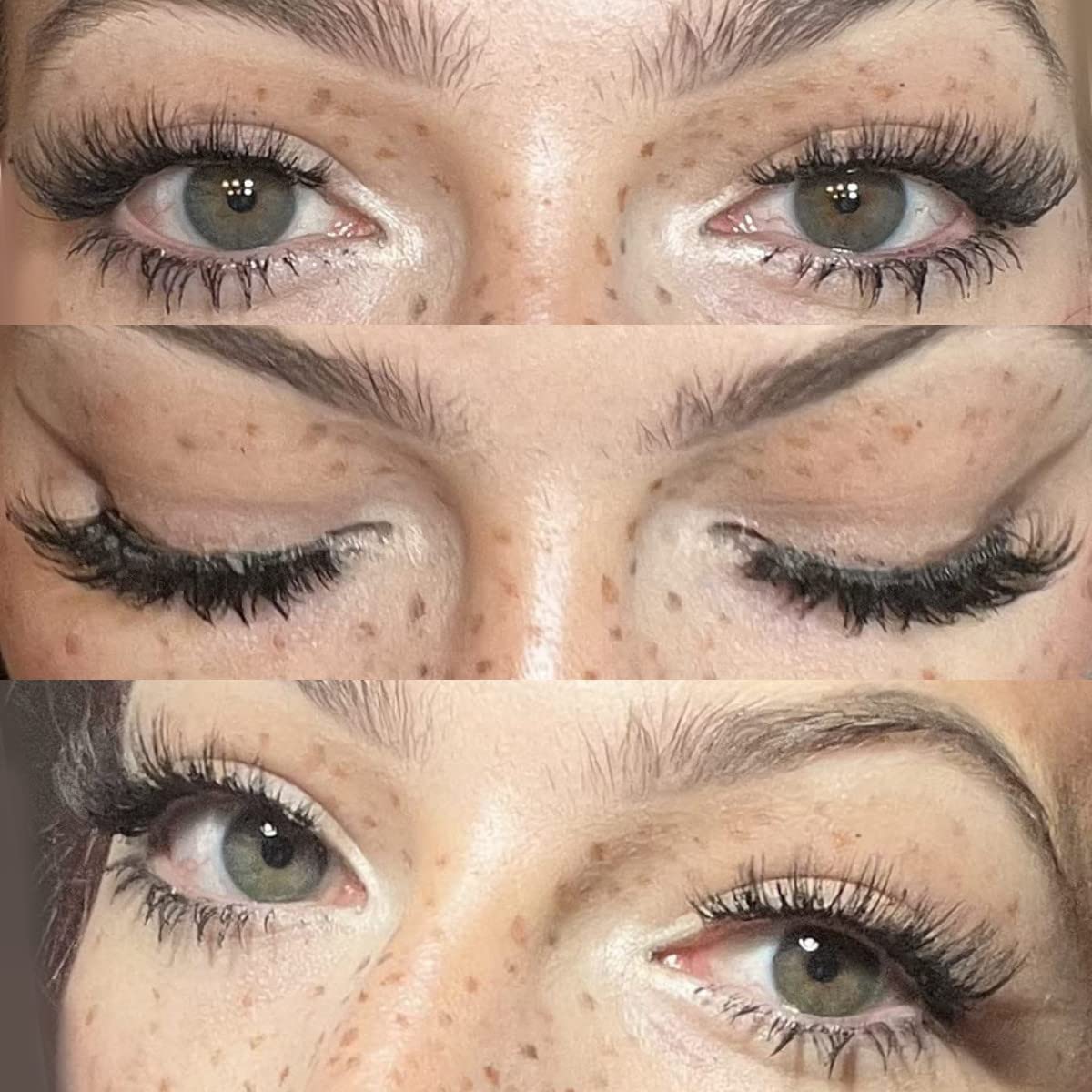 FanXiton Mink Lashes Clear Band invisible band for seamless blend