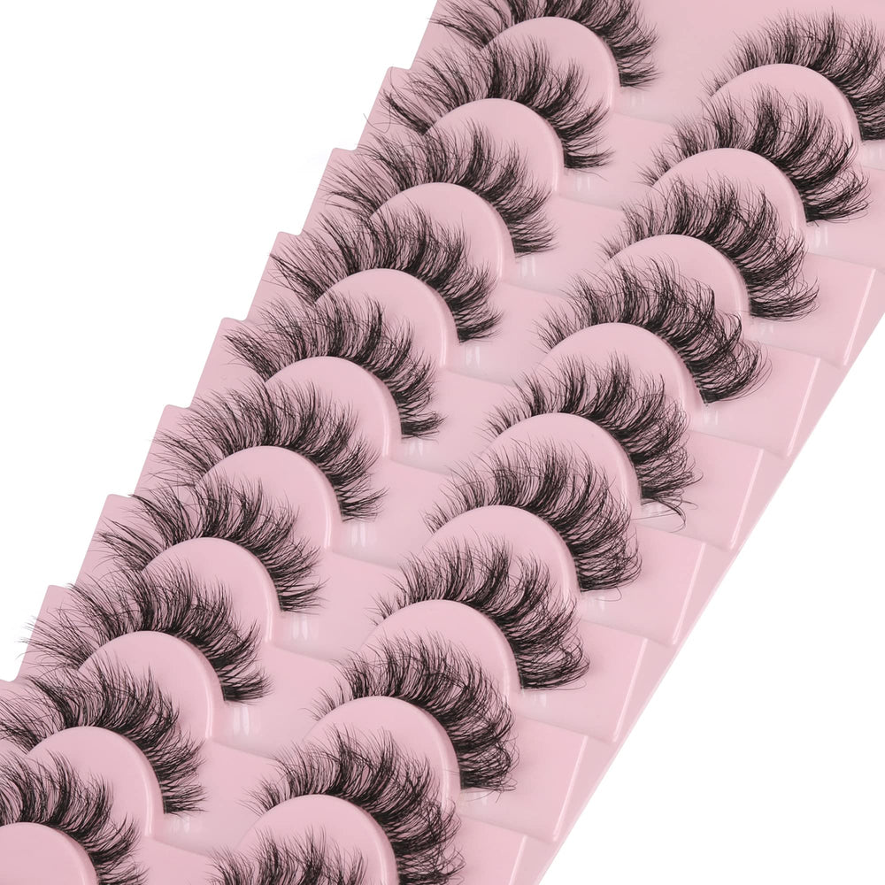 FanXiton Mink Lashes Clear Band heat-pressed fit to eye contours